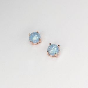 💥3 for $30💥 NWT 18k Rose Gold-Plated "Opal" Studs